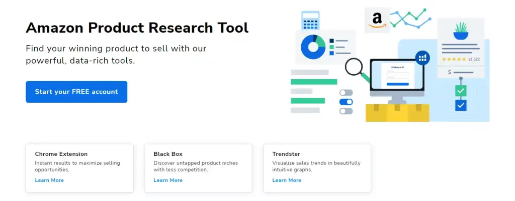 helium 10 product research tools