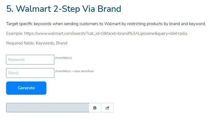 Walmart 2-Step Via Brand Helium 10 gems