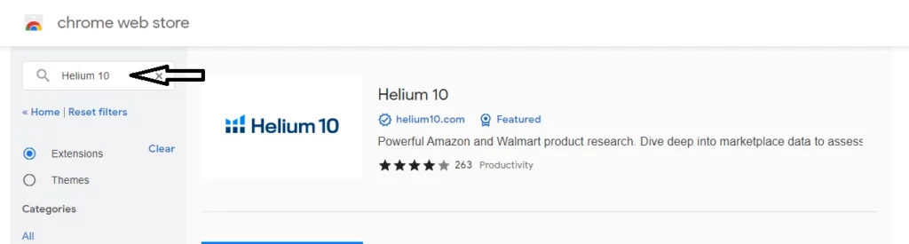 How to install Helium 10 Chrome Extension