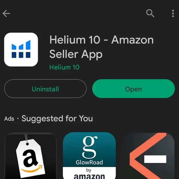 Helium 10 Amazon Seller App