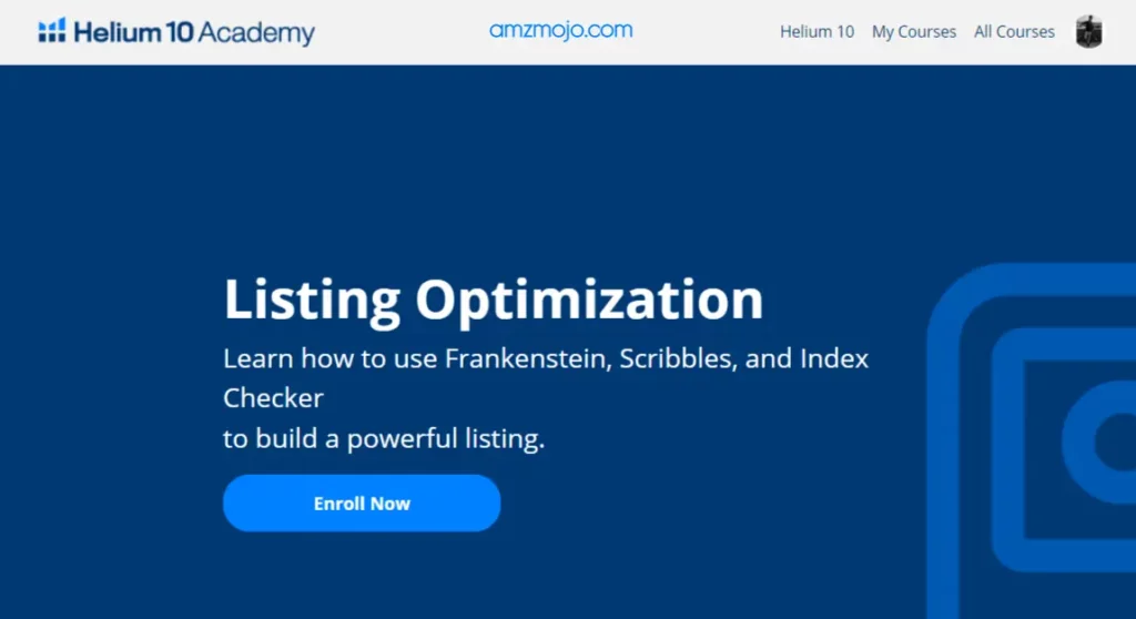 Videos available in Listing Optimization Course