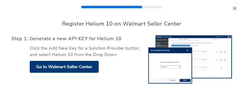 generate api key for helium 10 profits